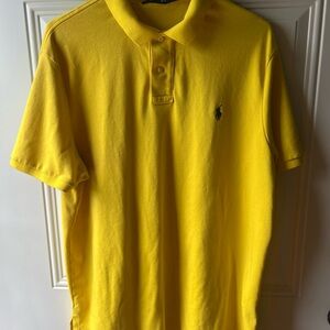 Ralph Lauren Yellow Polo Shirt Classic Design